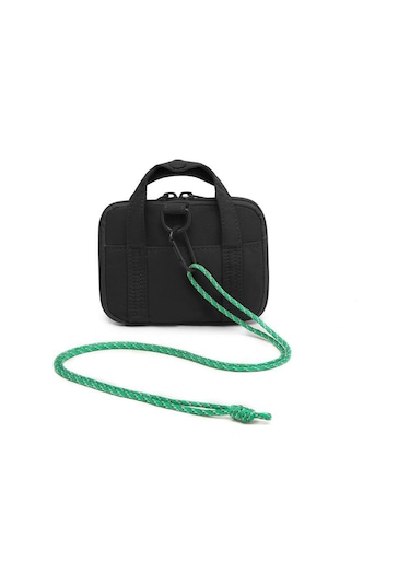 Smart Bags Mikro Poly Kumaş Askılı Mini Boy Kadın Cüzdanı 3346 Siyah