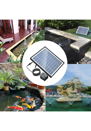 6.5 W 200l/h Akış Hızı Küçük Güneş Fıskiye Pompası