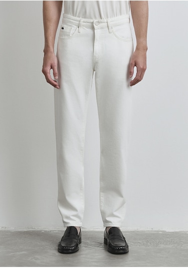 Mavi - London Classic Denim Kırık Beyaz Jean Pantolon 0010172-89657 Ekru