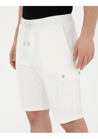Pierre Cardin Erkek Ekru Şort Örme 50288263-vr019 Ekru