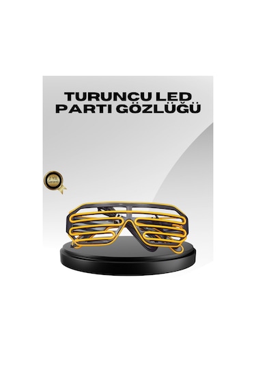 Cosmotex Işıklı Tasarımlı Led Gözlük Eğlence Aksesuarı