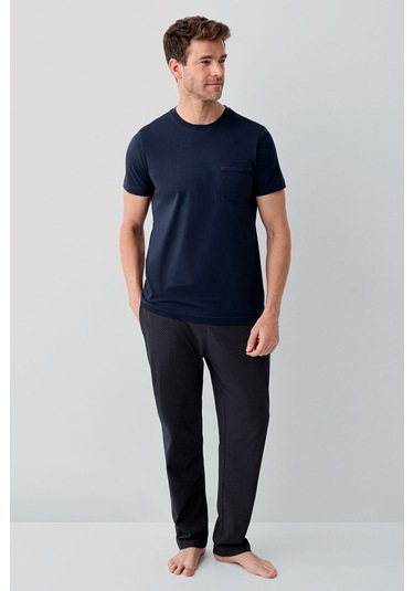 Arnetta Erkek Lacivert Pijama Takım Ar3690-s-v1 Lacivert