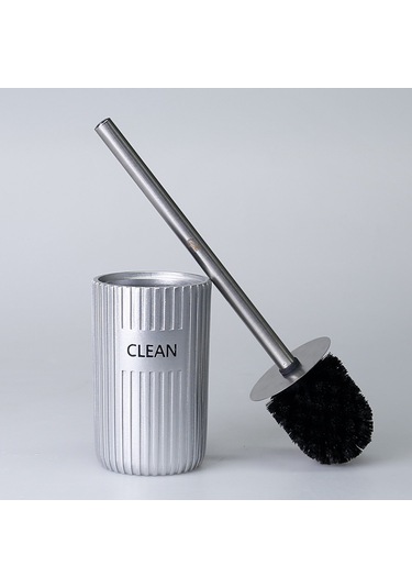 Grooved Banyo Seti   Gümüş