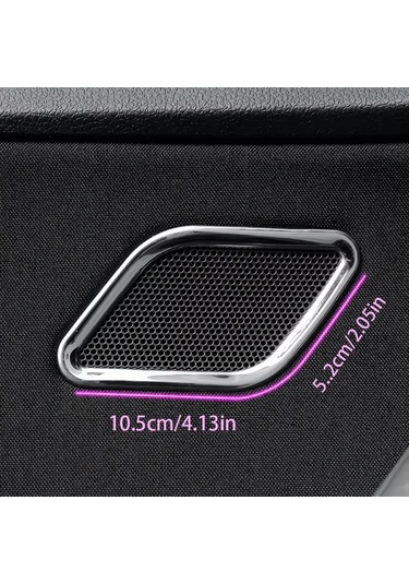 Hightower Volkswagen Golf 7 Mk7 7.5 Arka Kapı Hoparlör Kapağı Gümüş Renk Aksesuar