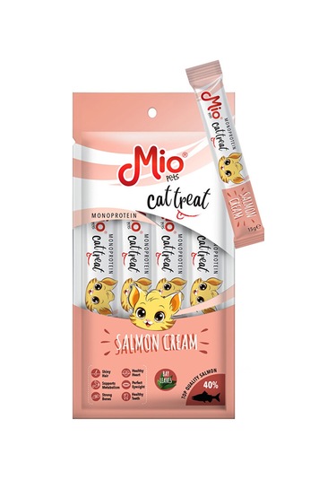 Mio Kedi Ödül Krema - Somonlu 4'lü Paket