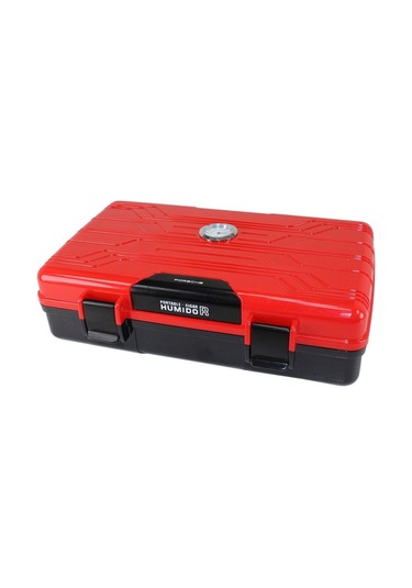 Jifeng Seyahat Tipi Puro Kutusu Humidor Kırmızı 10cigar