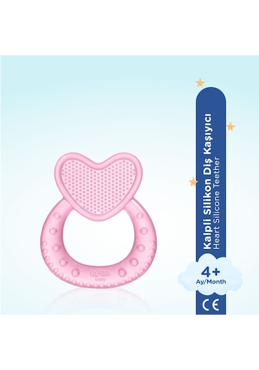 Kalpli Silikon Diş Kaşıyıcı Pembe