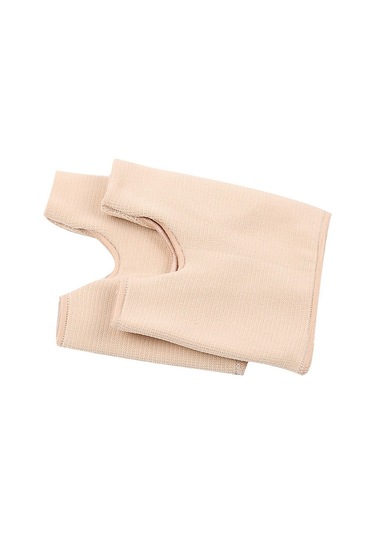 Sones 1 Çift Dişli U Şeklinde Ön Ayak Pedi Halluks Valgus Düzeltme Çorapları S Ten Rengi