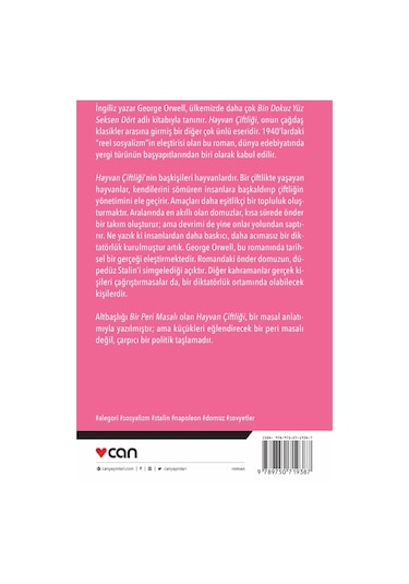 Hayvan Çiftliği - George Orwell - Can Yayınları