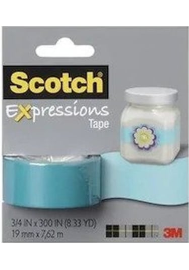 3M Scotch Dekoratif Mavi Bant