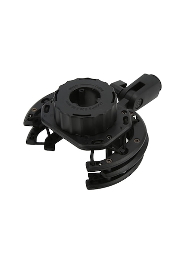 Yaleker Plastik Kondenser Mikrofon Sarsıntı Emici Tutucu, Ayarı İç Çap 20.5-25.5mm , 5/8" & 3/8" Uç Parça, Sprey Ped, Stüdyo/ Sahne Uyumlu