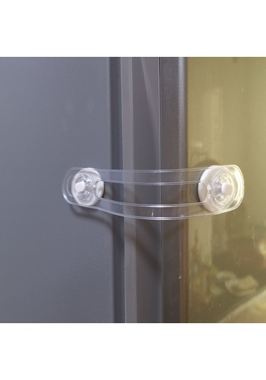 Moveevo Çocuk Güvenliği Kilitleri - Çekmeceler/buzdolapları İçin - Kolleri Korumak - Abs+pvc Malzeme - 2 Adet - Şeffaf Çok Renkli