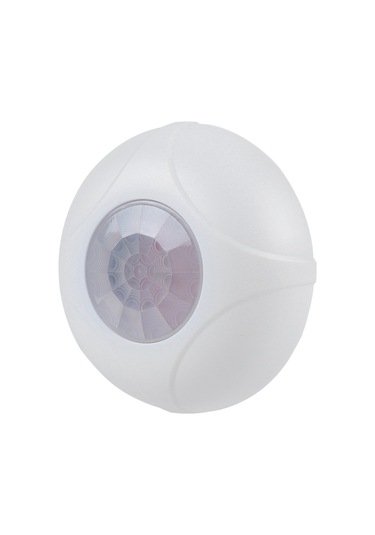 Geeroyoo Tavan Monteklı Kablolu Pasif Enfrared Hareket Algılayıcı, 360 Açılı 8m Mesafe, Hata Alarmı Engelleme, Güvenlik Alarm Sistemi Sensörü