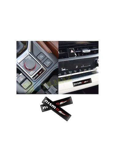 Nissan Nismo Kapı Kolu Torpido Ayna Damla Sticker Etiket