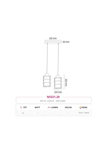 Nevo Dekoratif Sarkıt Ns321,20