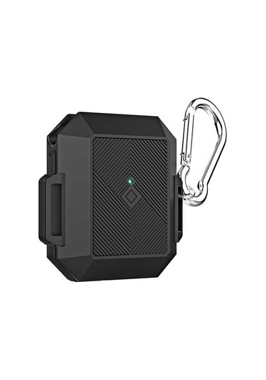 Kilifone - Airpods Uyumlu Airpods - Kılıf Airbag 09 Silikon Kılıf - Siyah