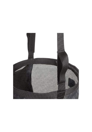 Homyl At Yem Torbası File Nefes Alabilen Güçlendirilmiş Siyah Siyah