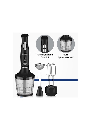 Goldmaster IN-6140S Kitchenmix 1000 W Blender Seti
