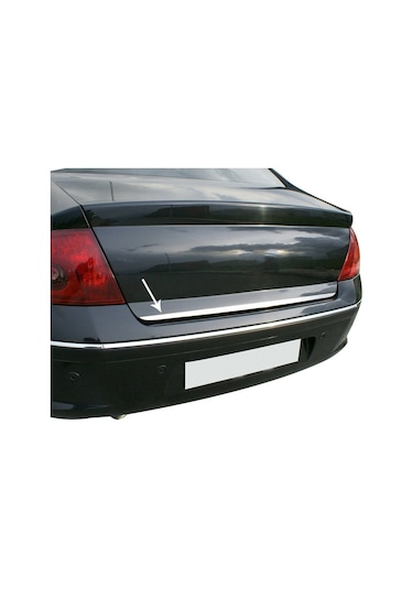 Peugeot 407 Krom Bagaj Alt Çıta Formlu 2005 Üzeri Paslanmaz Çelik