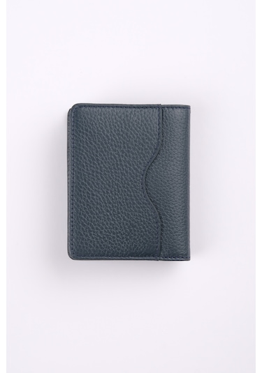 Ancora Leather Hakiki Deri Kartlık-26207 Lacivert