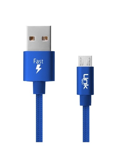 Linktech K551 Micro Usb Örgü Metal Başlı 1Mt Şarj Ve Data Kablosu (359712231)