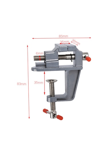 Alüminyum Miniatür Küçük Hobici Masa Kelepçesi Çok Fonksiyonlu Mini Araç