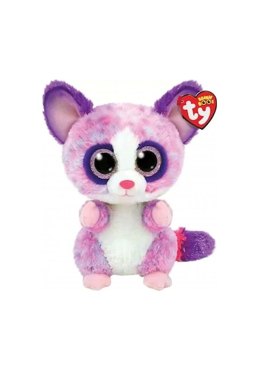TY Peluş Becca the Pink Bush Baby Regular Beanie Boo