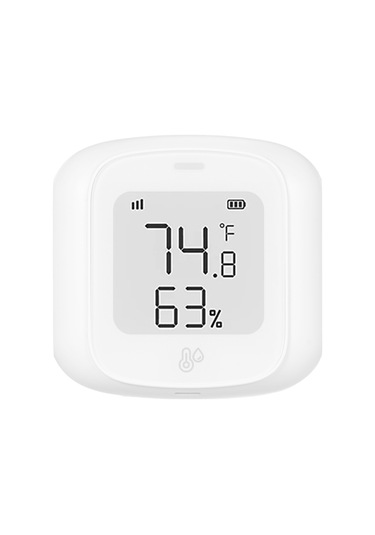 Zigbee Sıcaklık Lcd Ekranlı Akıllı Sıcaklık Nem Monitörü Beyaz