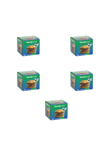 Handynorm Hamburger Burger Pide Tost Sandviç Kılıfı Poşeti 5 x 2000'li 12.5 x 12.5 CM
