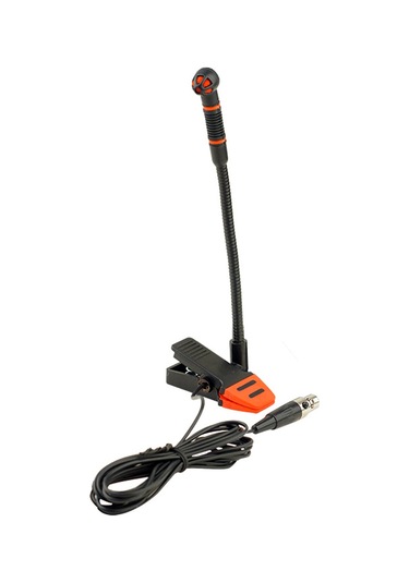 Springsun Im500 Mini Clip-on Saksafon Mikrofonu - Esnek Boyunlu, Kaliteli Ses, Bas Kesici Anahtarlı Enstrüman Mikrofonu