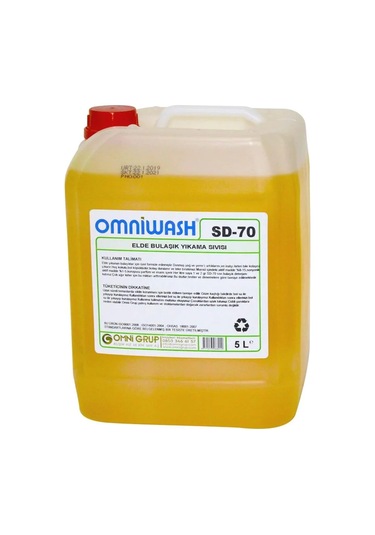 Omniwash SD-70 Elde Sıvı Bulaşık Deterjanı 5 L