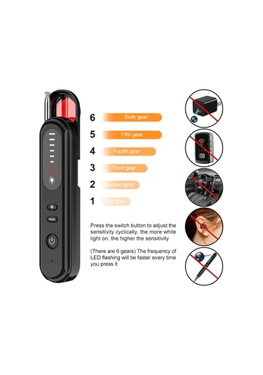 Sones T01 Kablosuz Dedektör Kamerası Dinlemeye Karşı Konumlandırma Gps Alarmı