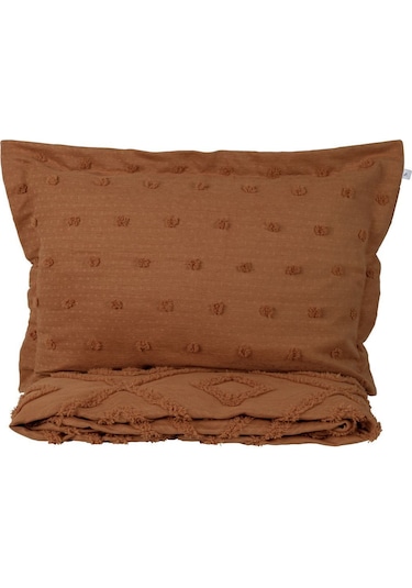 Mellow Tarçın Yatak Örtüsü Seti Tek Kişilik 180x240 Cm Tarçın