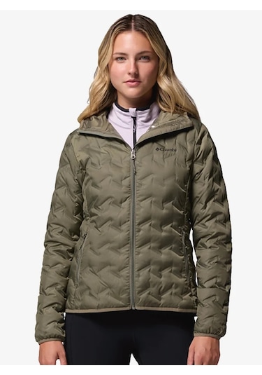 Columbia Columbıa Wk2769 Delta Rıdge Iı Down Hooded Jacket Yeşil