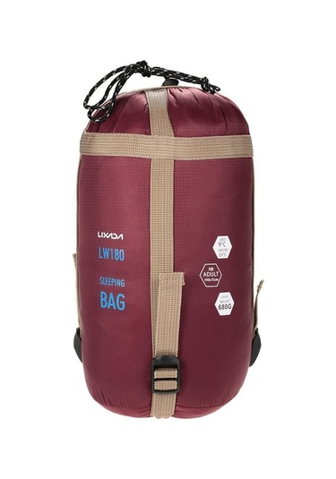 Pazly Koyu Mavi Lixada 190x75cm Kamp Uyku Tulumu - Ultra Hafif 680g, Yürüyüş Kamp Seyahat İçin Uygun Koyu Mavi