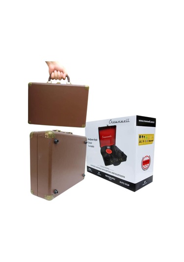 Pikap Çantalı Önden Hoparlörlü Kahverengi Bluetooth Hoparlör Plakçalar C0453