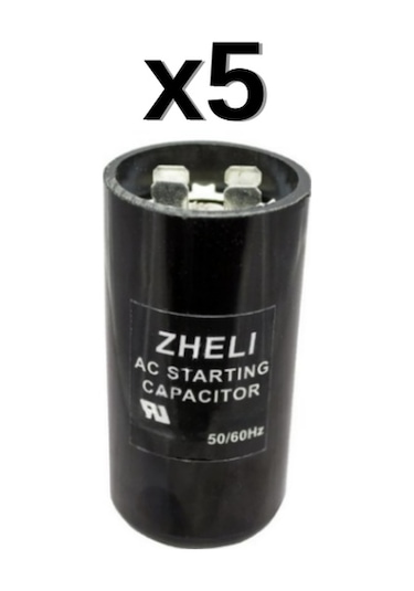 5'li Zheli 189-227 Μf 36x70 Mm 220 Acv İlk Hareket/kalkış Kondansatörü