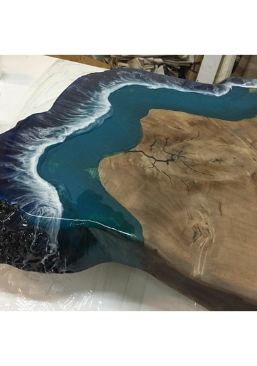 Art Resin-Ultra Şeffaf Yoğun Kıvamli Epoksi Reçine-1 KG Kit