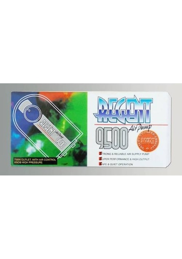 Regent 9500 Akvaryum Hava Motoru Çift Çıkışlı