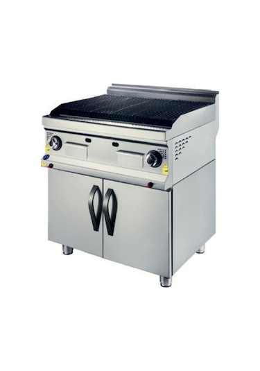 Karacasan Endüstriyel 900 Seri Dolaplı 80 Cm Lpg Tüplü Lavataş Döküm Izgara