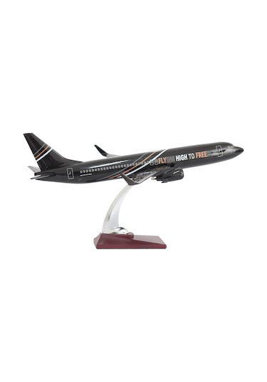 Zekupp Boeing /37-800 1/100 Ölçek FHTF 2 Sloganlı Model Uçak