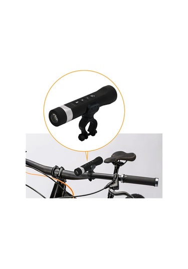 Geeroyoo Bisiklet Müdahale Barı Bluetooth Hoparlörü - Led Fenerli, Su Geçirmez, 24 Saat Pil, Usb Powerbank, Elsiz Arama, Dış Mekan İçin