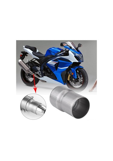 Kosona 51mm'den 60mm'ye Evrensel Motosiklet Egzos Borusu Adaptörü - Paslanmaz Çelik, Yüksek Dayanıklılık, Kolay Kurulum