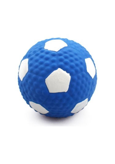 Lemestar Küçük Boy Sarı Futbol Şeklinde Lateks Köpek Oyuncak Topu - İçten Ses Çıkaran, Egzersiz Ve Eğitici, Ev Ve Dışarıda Kullanım, Diş Bakımı Fz-e5065