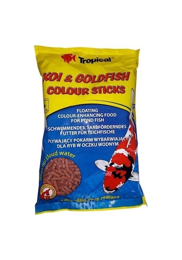 Tropical Koi & Goldfish Colour Sticks 90 Gr