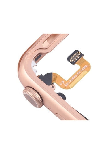 Tongxida İos Watch Uyumlu 44mm Lte Alüminyum Orta Çerçeve Plakası Taç Ekseni Flex Altın