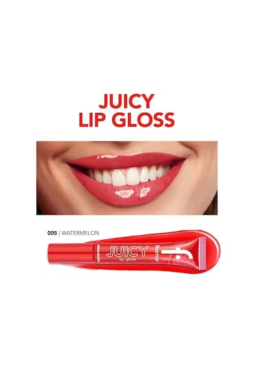 Flormar Juicy Doğal Renk Veren Meyve Aromalı Nemlendirici Dudak Parlatıcısı 005 Watermelon