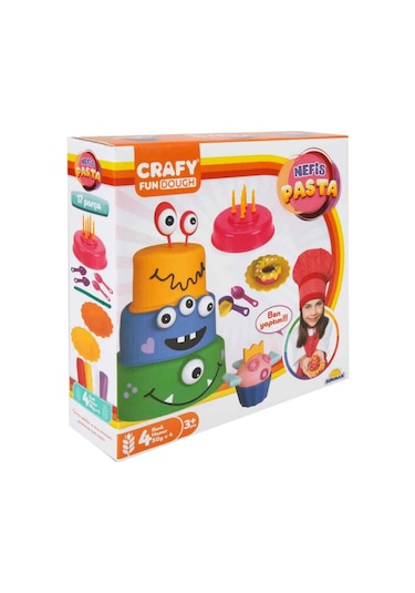 Sunman Crafy Nefis Pasta Oyun Hamur Seti 17 Parça 200 Gr. S010020