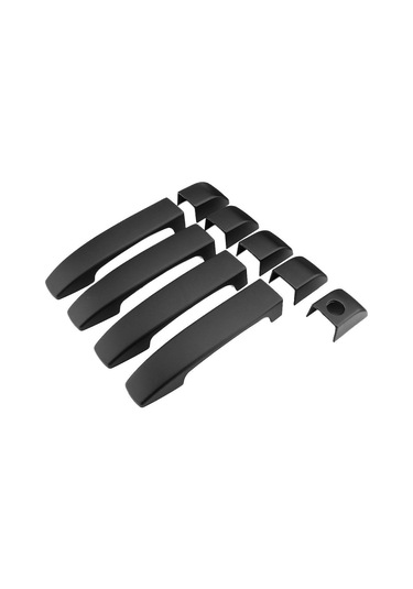 Tenfowee 2002-2012 Land Rover Range Rover L322 Mat Siyah Kapı Kolu Kapağı - Dayanıklı Ve Pratik Montaj 2 M