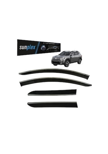 Sunplex Kromlu Cam Rüzgarlığı Dacia Duster 2018-2024 İle Uyumlu